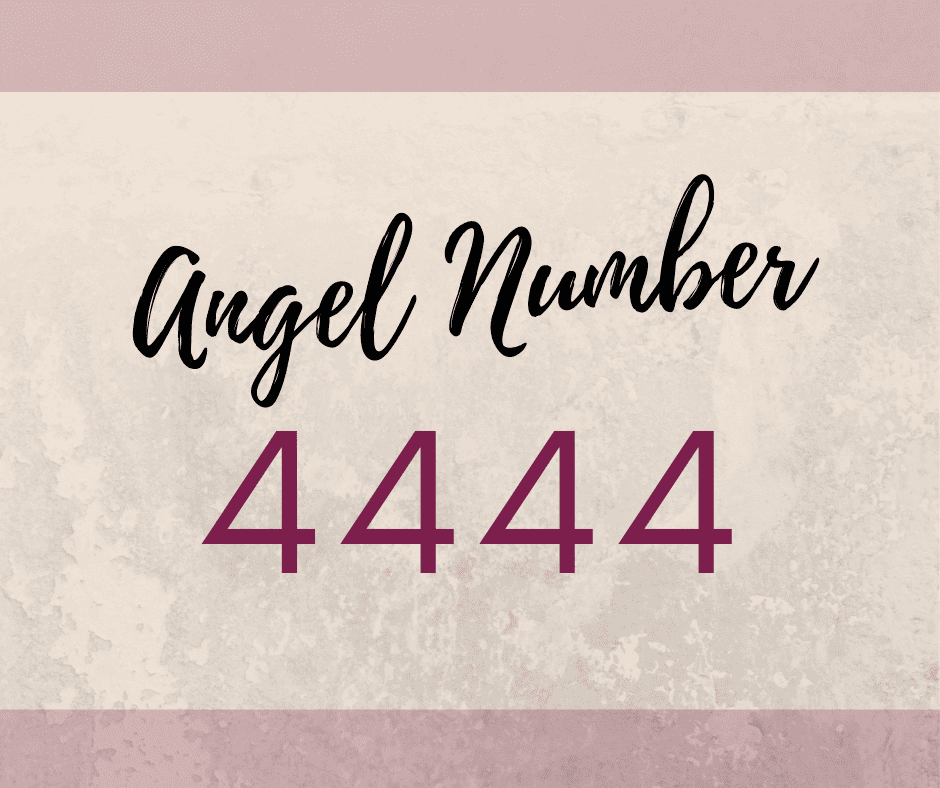 Angel number 4444 meaning